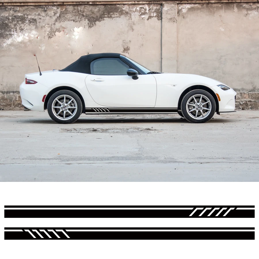 2 шт. стильные полосатые графические виниловые персональные крутые