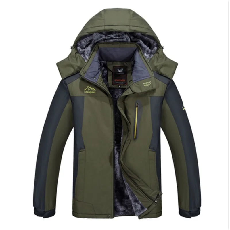 9XL 8XL Зимняя Толстая стеганая парка мужская куртка, пальто русская стеганая с бархатом Повседневная теплая ветровка от снега пальто мужские куртки