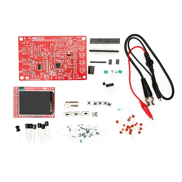 DSO138 DIY цифровой осциллограф в разобранном виде комплект SMD припаянный 13803K версия 200 кГц
