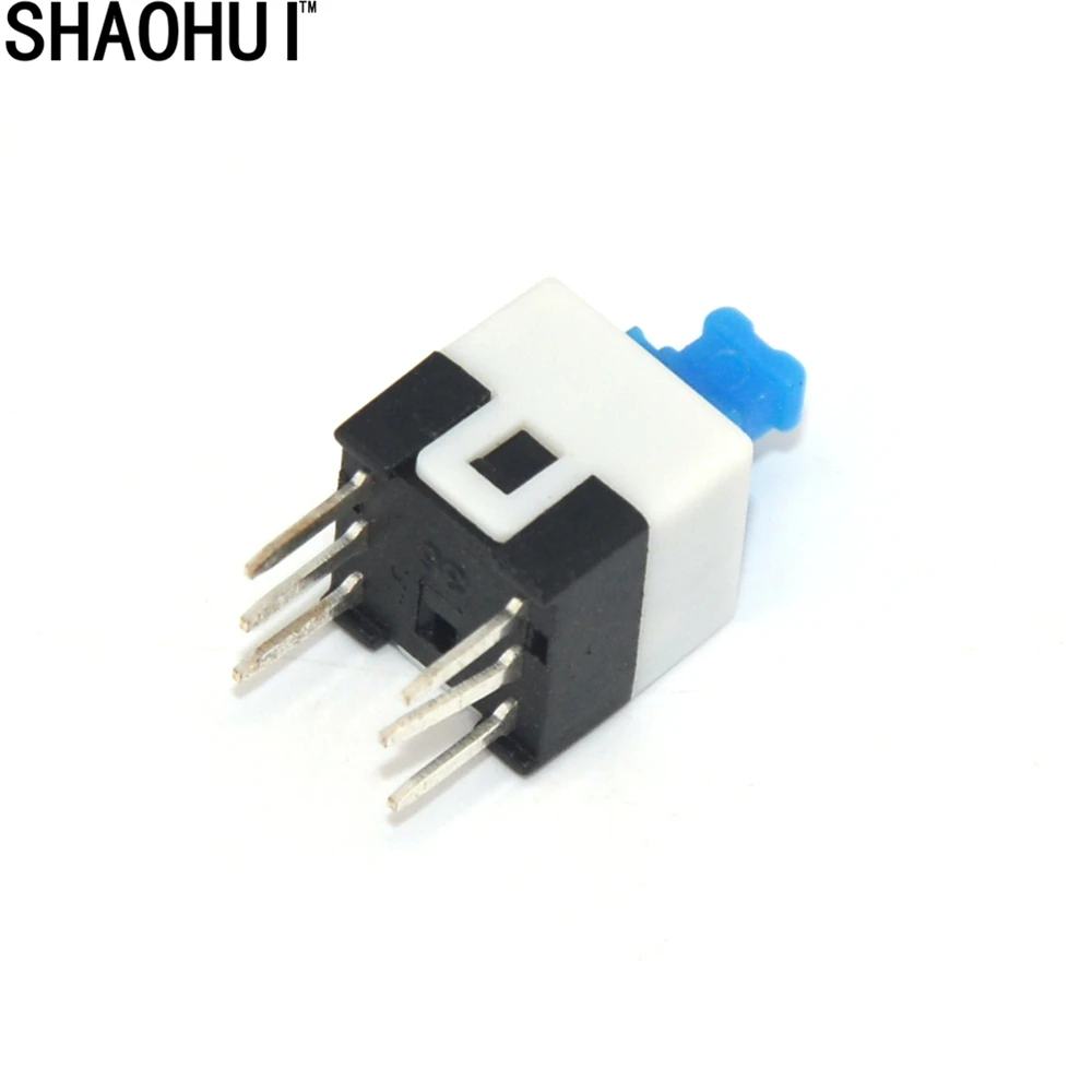 1000PCS 6 Pin Square 7mmx7mm New Product DPDT Mini Push Button Self-locking Switch free shipping | Обустройство дома