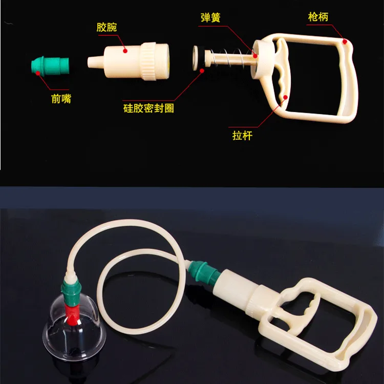 12psc/set Pro Вакуумное Медицинское Банки С Всасывающий Насос Всасывания Терапии