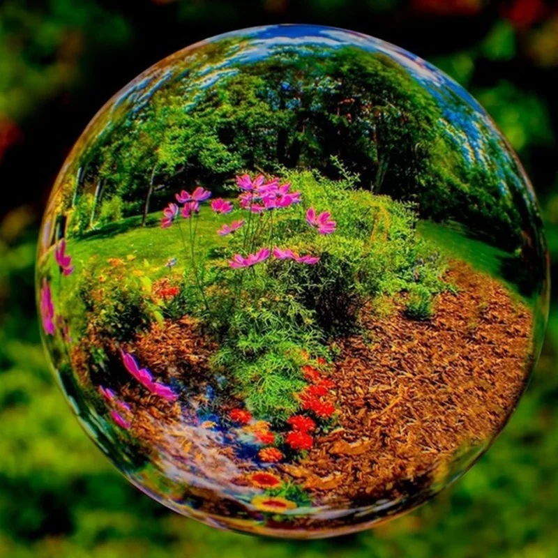GVCD Magic Crystal Ball Quartz Fengshui Photography Glass Crystals Craft Travel Take Pictures Home Decorative Balls Gift | Дом и сад