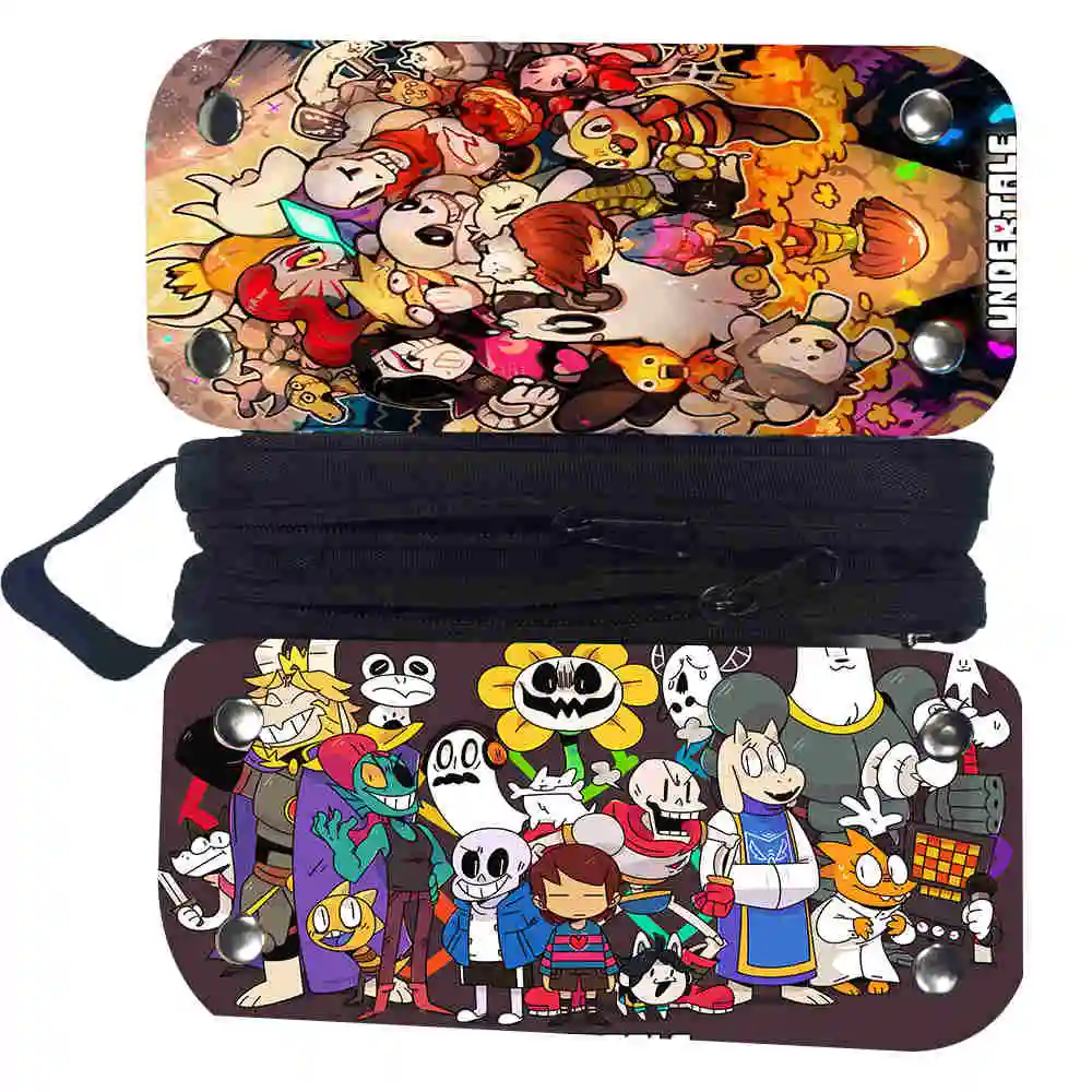 Сумка-карандаш Undertale с изображением тигра троллей машины кота щенка волка