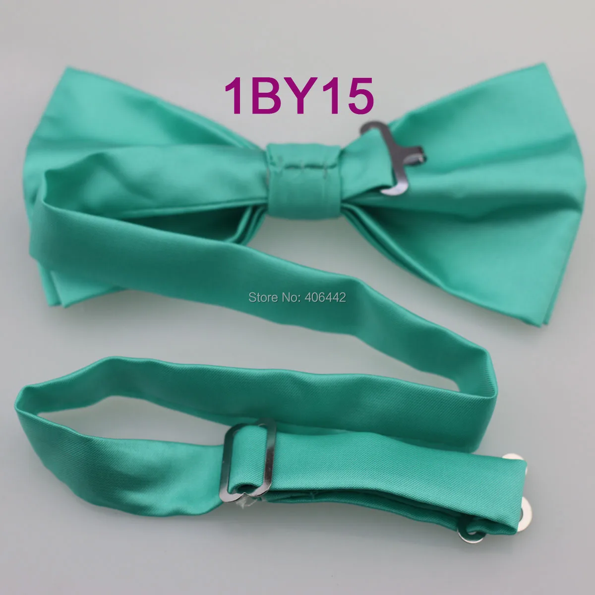 Yibei Coachella Ties Aqua Turquoise Green Solid Cold Woven Adjustable Bowties Adults Tuxedo Bow tie Unisex butterfly Pre-Tied | Аксессуары