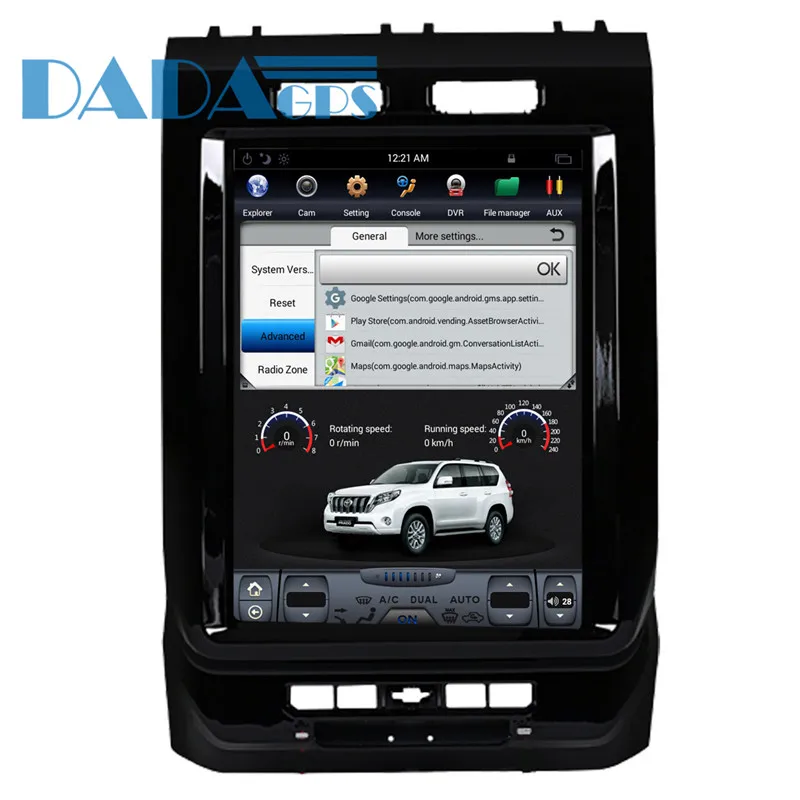 Tesla стиль радиоприемник для Android dvd-плеер автомобиля комплект с gps-навигатором для Ford F150- FreeMap Автомобильная стереовидеоаппаратура мультимедиа FM