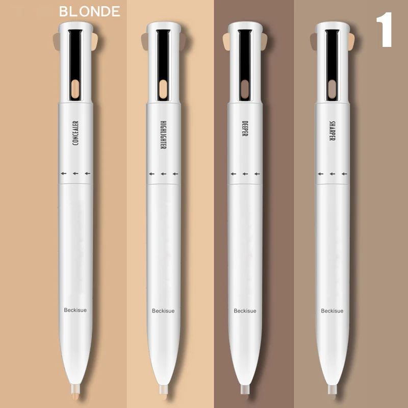 4 в 1 легко носить контур для бровей ручка определение подсветки Microblading QRD88 |