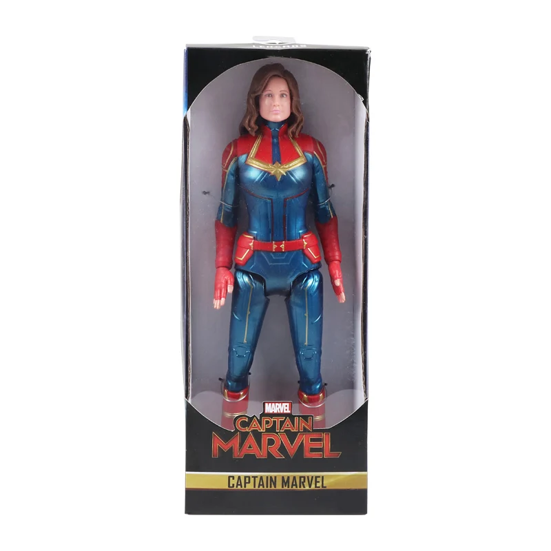 30 см Marvel Мстители игрушки танос Халк Бастер человек паук Железный человек Капитан Америка Тор Росомаха Черная пантера фигурка куклы - Цвет: Captain B with box