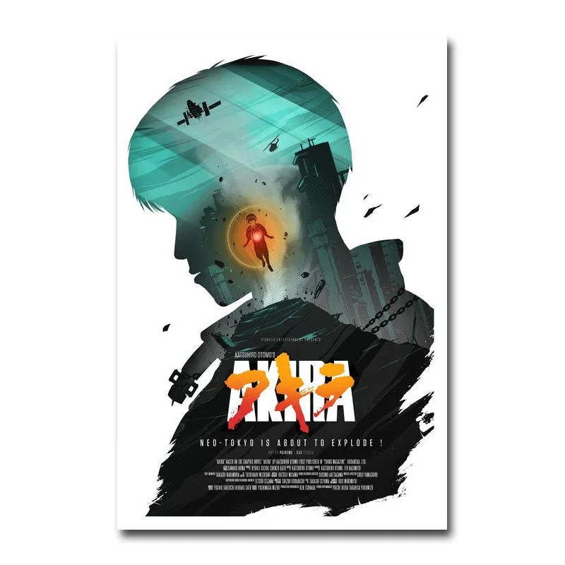 Настенный плакат Akira Red Fighting Movie настенный художественный принт картина обои 20x30