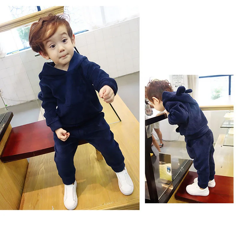 Детские комплекты одежды для девочек Осень зима 2018 одежда маленьких мальчиков