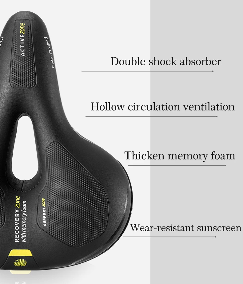 SELLE ROYAL велосипедное седло MTB Спортивное полое дышащее губчатое седло с эффектом памяти амортизирующее велосипедное седло унисекс черное