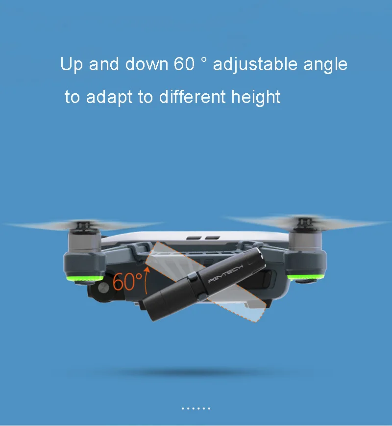 PGYTECH светодиодный свет комплект для DJI Spark портативный ночной полет светодиодные лампы Комплект для Spark Drone аксессуары