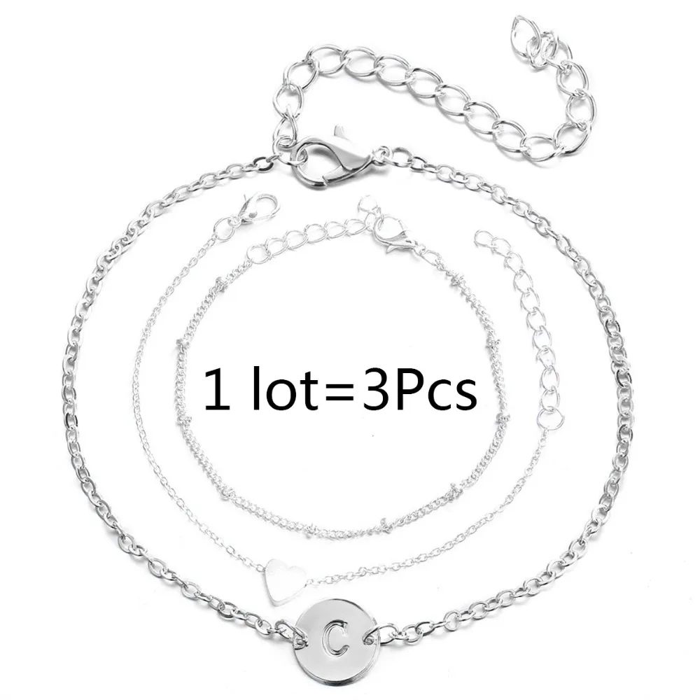 Женский браслет Bracciale Donna Комбинированный в форме сердца с цифрами 26 Английских и