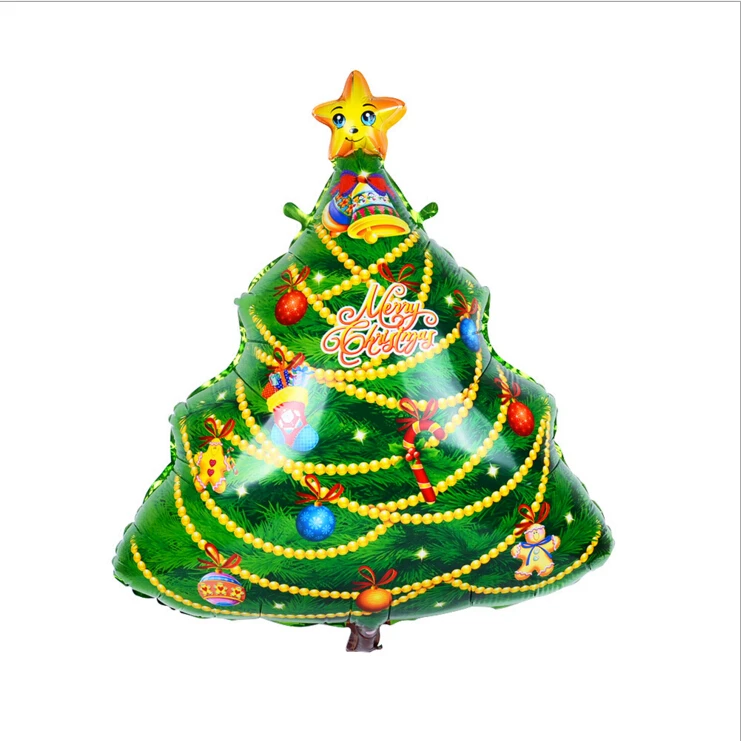 Новое поступление 18 дюймов Рождество Дерево шар гелий надувные Фольга для