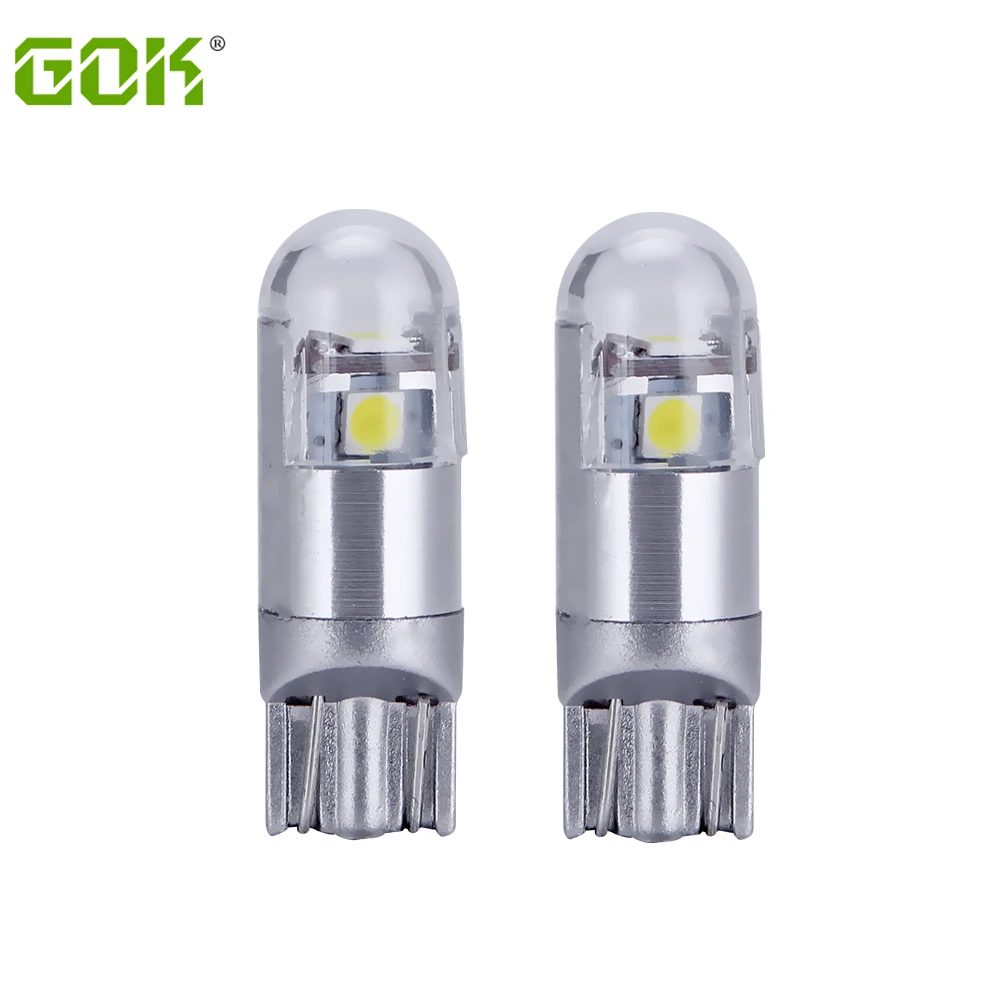 4 шт. T10 Светодиодные лампы белого цвета 168 501 W5W светодиодные клиновидные 3smd 3030