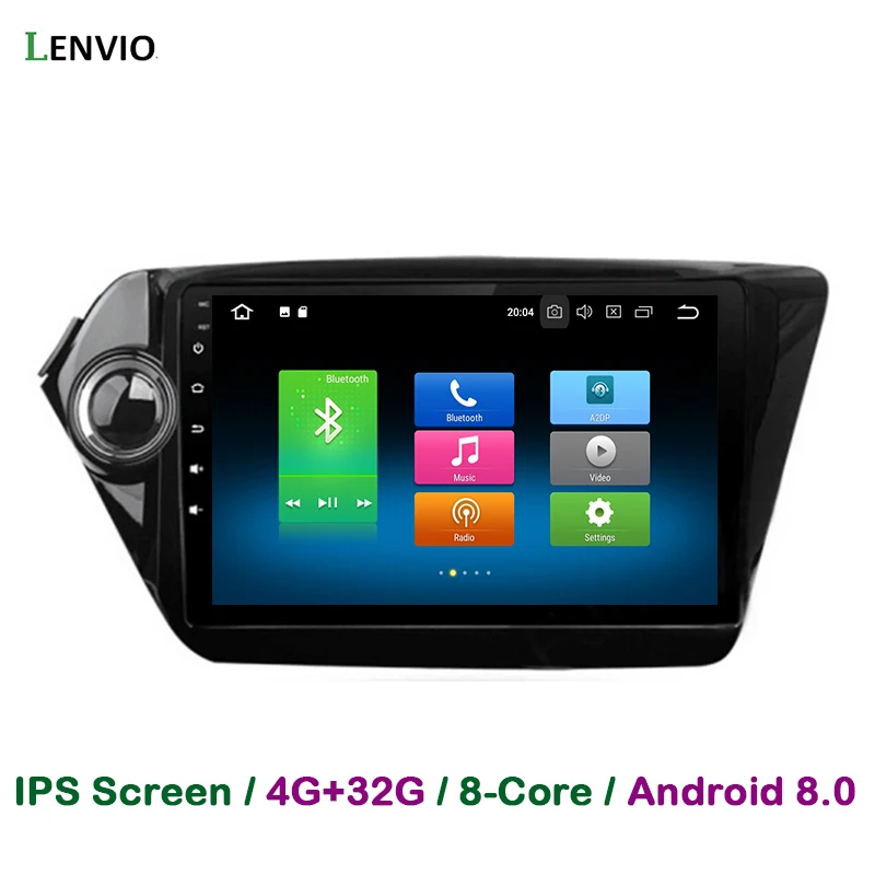 Автомобильный DVD плеер Lenvio 4 Гб ОЗУ 32 ПЗУ 8 ядер Android 0 GPS навигация радио Bluetooth IPS для