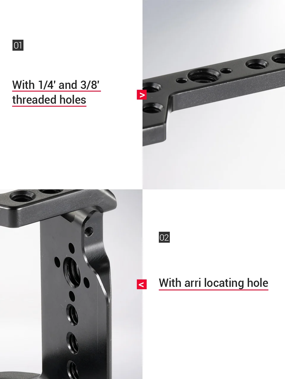 Клетка SmallRig a6400 для sony A6300/A6400/A6500, в форме, для DSLR камеры с отверстиями для резьбы 1/4 и 3/8-2310