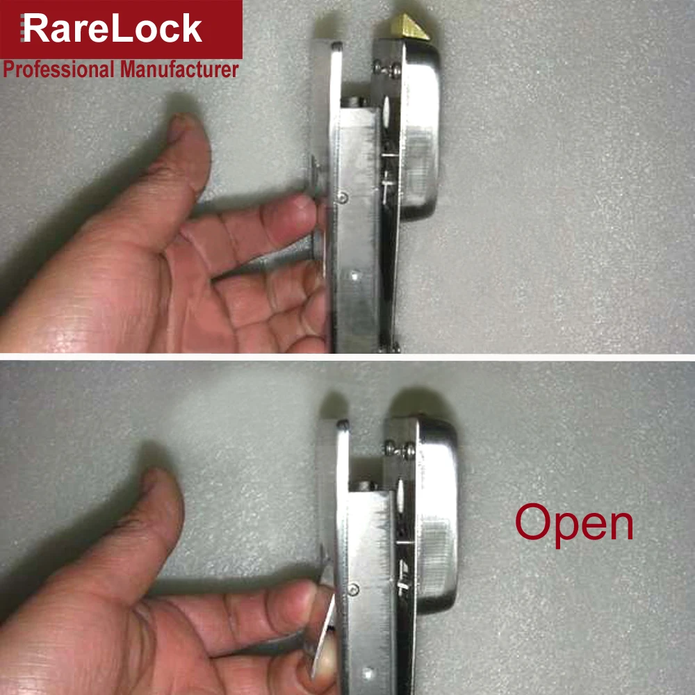 Rarelock MS528 304 Нержавеющая дверная ручка замок для хранения-коробка для женского гардероба шкатулка моторная лодка яхта Электрический шкаф DIY i