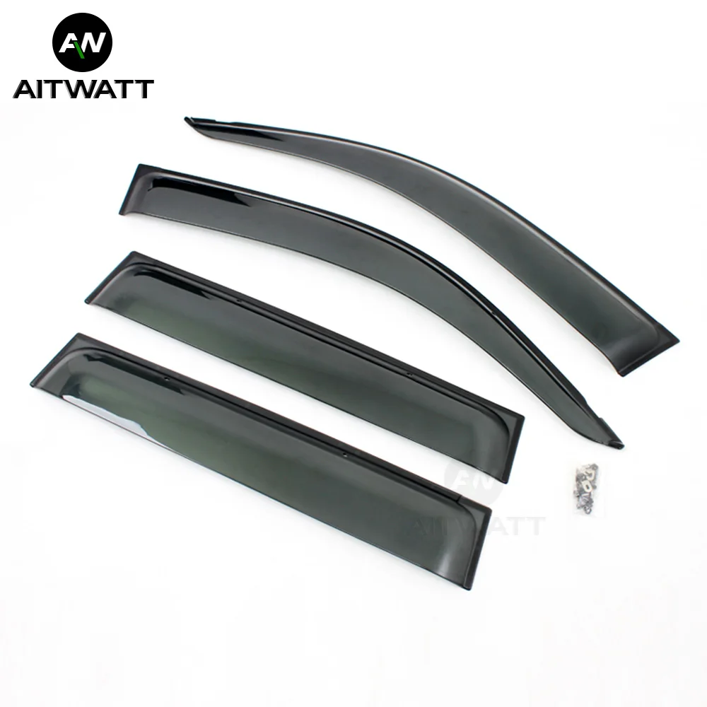 

Side Window Visor Vent Shade Rain Sun Wind Guard Deflectors Awnings Shelters Cover For Toyota Land Cruiser Prado FJ120 2003-2009