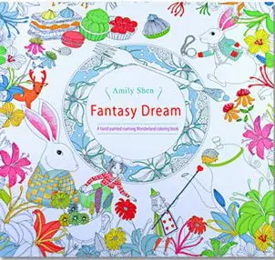 

Книга для рисования на 24 страницы, Сказочная мечта, английская версия, раскраска для снятия стресса, убить время, рисование, игрушка для дете...