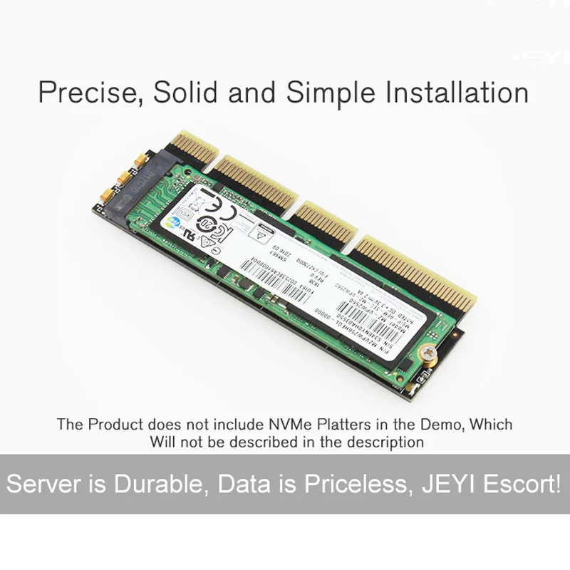 JEYI MX16-1U M.2 NVMe SSD NGFF для PCI-E 3,0X4X8X16 адаптер M ключ интерфейсная карта m.2 полная скорость поддержка PCI Express 2230-2280