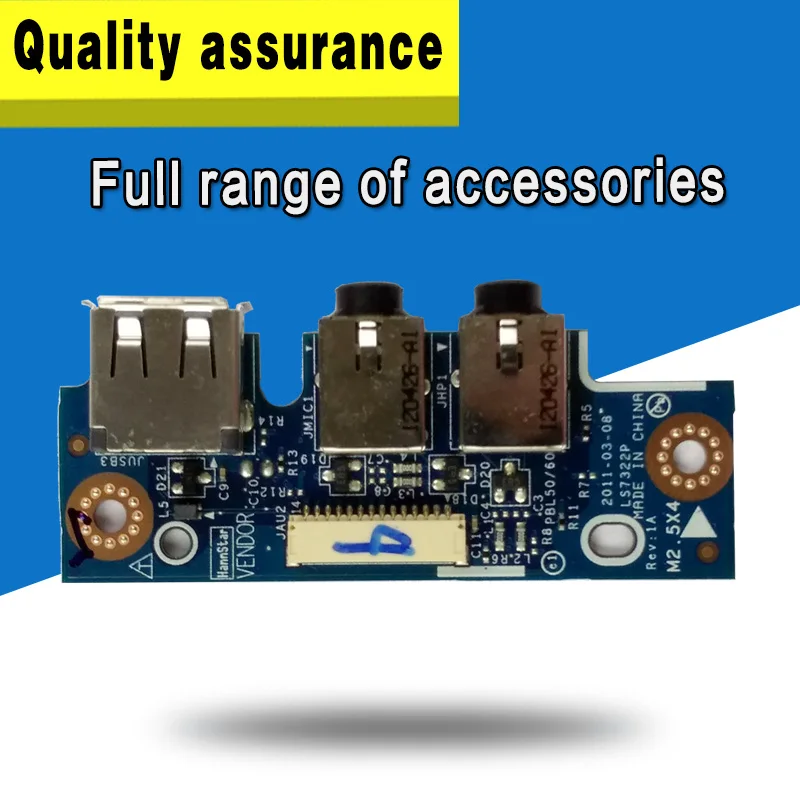 Новинка! Для For Asus X43B K43T X43U X53B X53U K53T K53TA ноутбук аудио usb IO Плата
