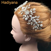 hadiyana fashion princess hair headpieces lovely leaf style wide hair band for girls party accessory boho headpiece crown bc4524