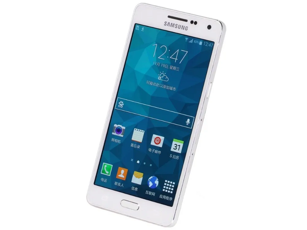 Разблокированный samsung Galaxy A5 A5000 A510F четырехъядерный 5,0 дюймов 2 Гб ram+ 16 Гб rom 13,0 МП Dual SIM сенсорный экран для телефона
