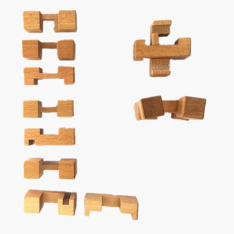 214 высокое качество развивающие игры Игрушечные лошадки деревянные головоломки