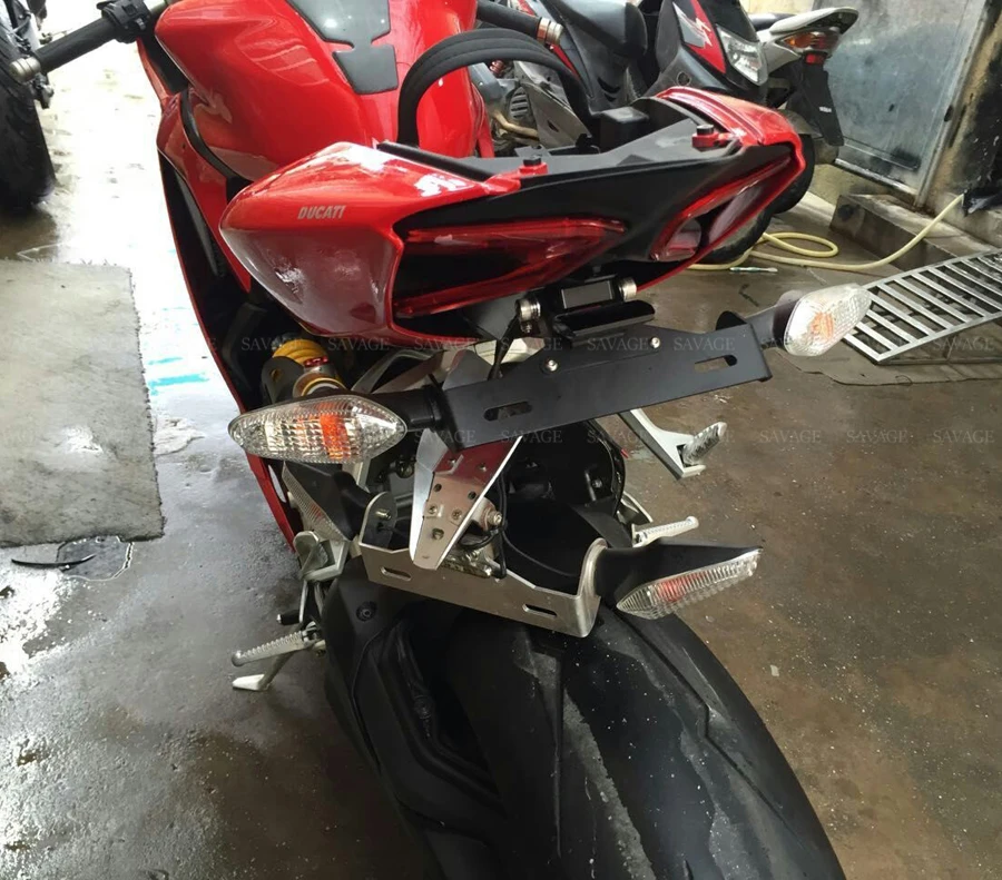 Держатель номерного знака Для DUCATI 1199 899 Panigale 959 Panigale 1299 Мотоциклетные аксессуары ХВОСТ Tidy Fender Eliminator кронштейн