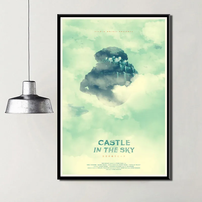 P415 замок в небе Миядзаки Хаяо классический мультфильм фильм горячее японское