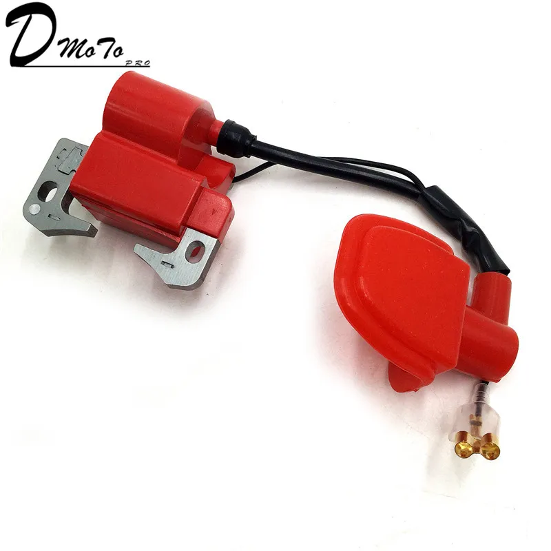 Катушка зажигания для квадроцикла 43cc 47cc 49cc с 2 тактным двигателем и свечей