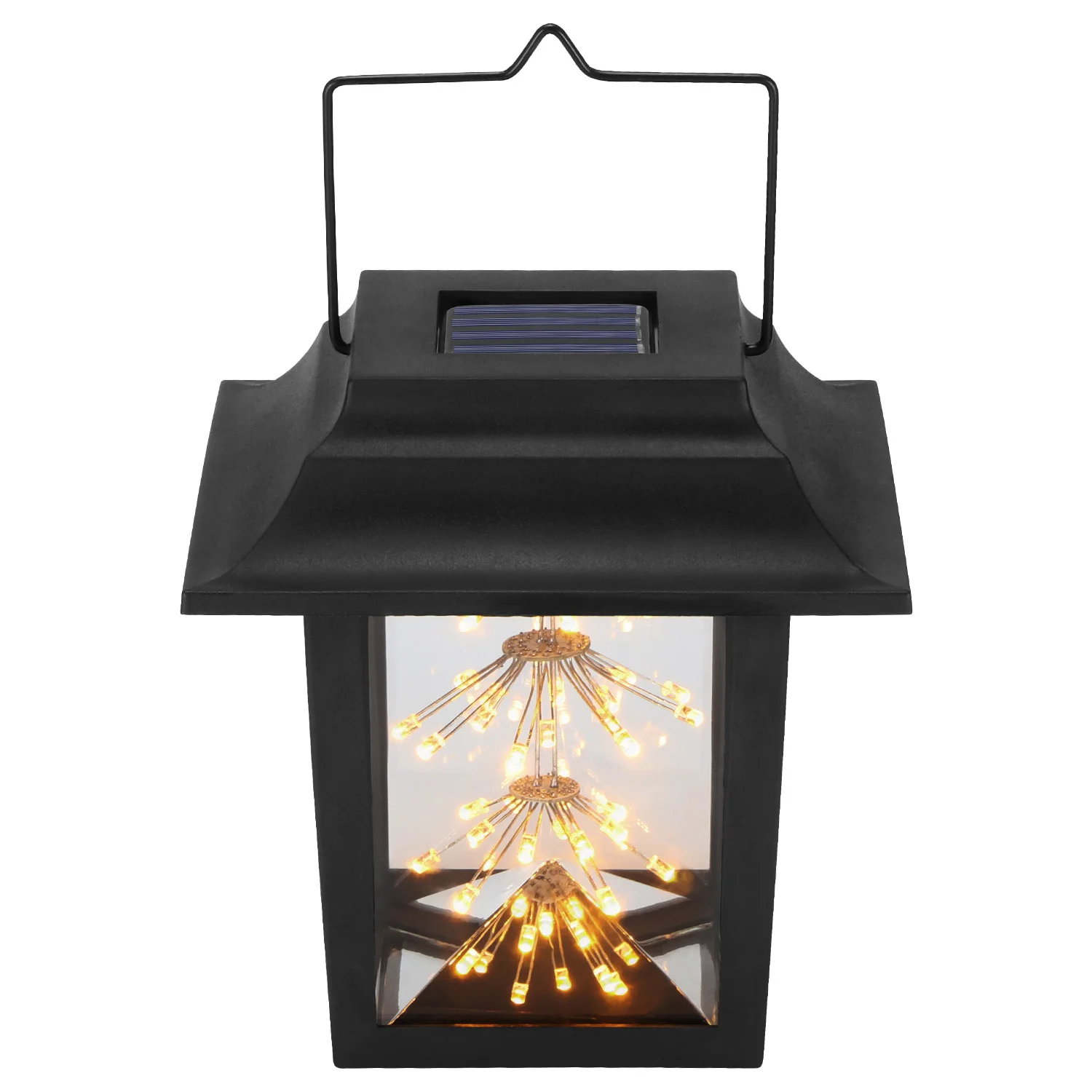 Солнечные Портативный свет свечи лампочки дерево висит 41 светодиодный Фонари