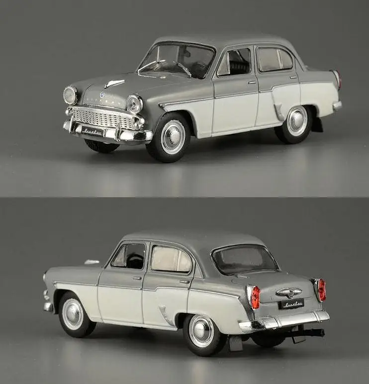 Модель автомобиля из 1:43 сплава, высокая имитация Moskvich 407 автомобильные игрушки, металлические отливки, качественная Коллекционная модель, игрушечный автомобиль