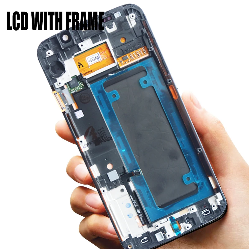 Оригинальный 5 1-дюймовый супер AMOLED дисплей для Samsung Galaxy S6 Edge G925 G925F G925I
