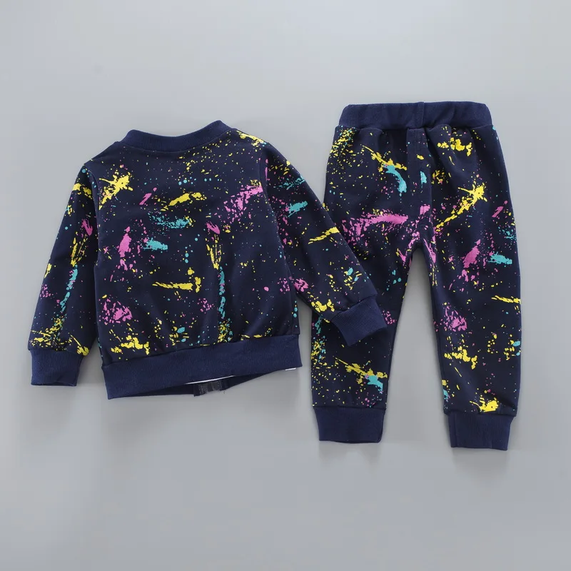 2018 New Children Girls Boys Fashion Clothing Sets Autumn Winter 3 Piece Suit Coat Clothes Baby Cotton Brand Tracksuits 1-4Yr | Детская