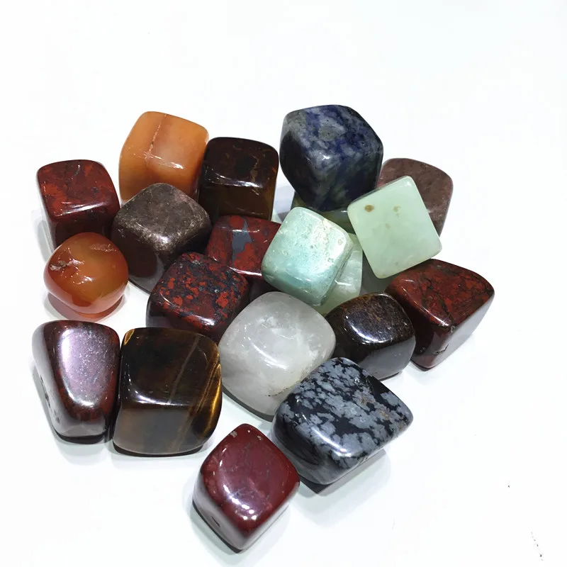 

Natural Mixed mineral crystal polished gemstone tumbled stones for Reiki