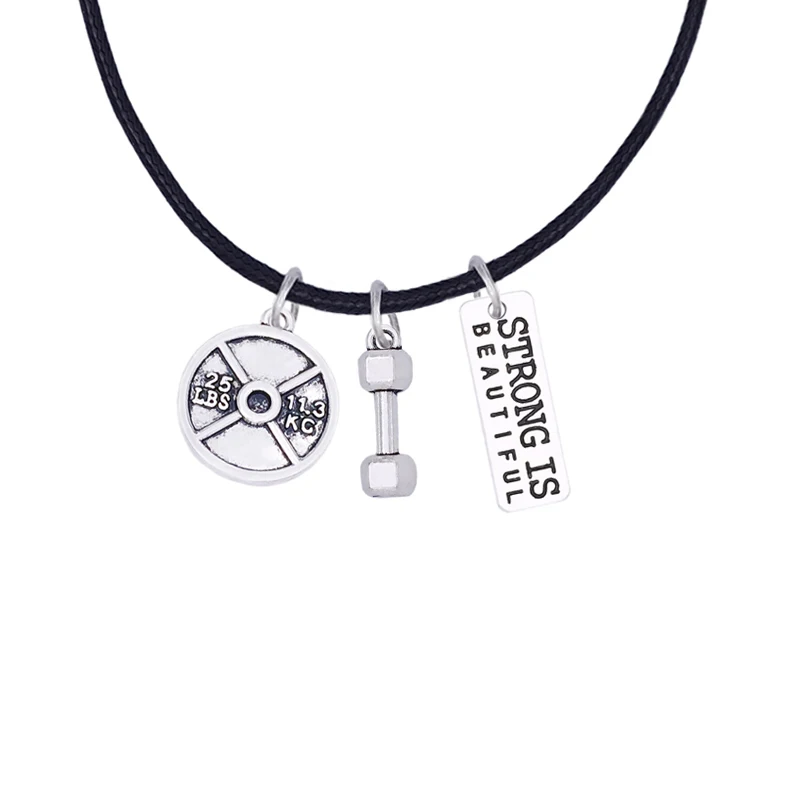 Сильная Красивая штанга для веса 25 фунтов спортзала Inspire Crossfit ожерелье