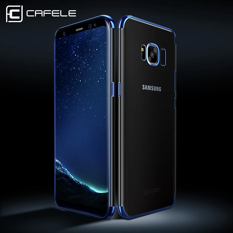 CAFELE чехол для телефона Samsung Galaxy S8 Силиконовый Модный прозрачный ТПУ покрытый