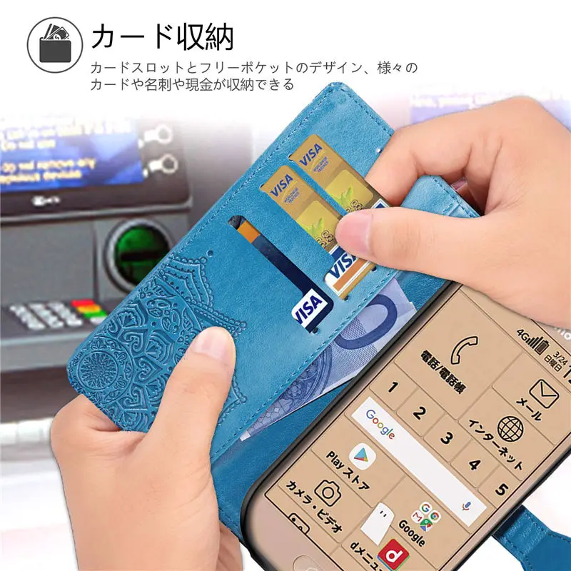 Чехол для телефона Fujitsu F-01L Diamond с откидной крышкой защитный чехол из ТПУ карманом