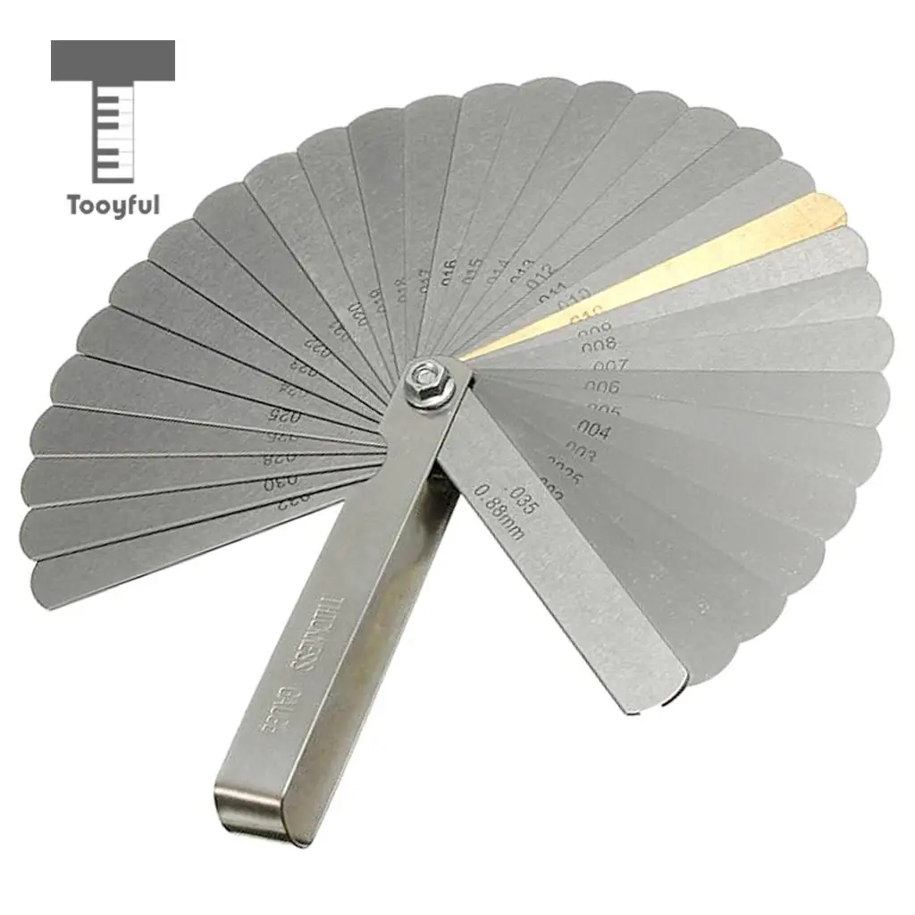

32 Blade Stainless Steel Feeler Gauge Set Metric for Guitar Measuring Tool
