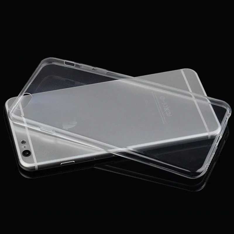 10 шт для IPHONE X/5S/SE/6/6s/6s Plus/7/7 Plus/8 plus TPU силиконовый чехол ударопрочный корпус 0 3 мм