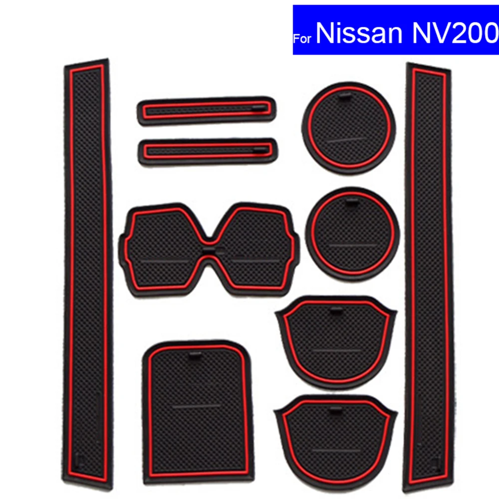 10Ps Противоскользящие коврики для дверей Ковров держатель Nissan NV200 2010 2011 2012 2013 2014