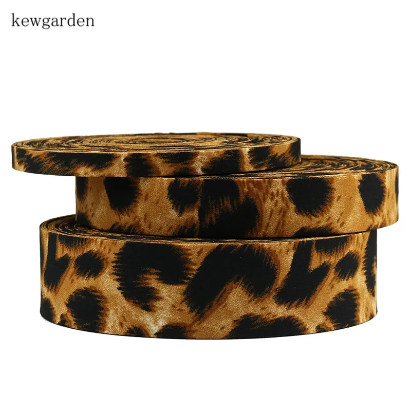 Тканевые ленты Kewgarden Leopard многослойные тканевые 40 мм 25 10 сделай сам брошь для