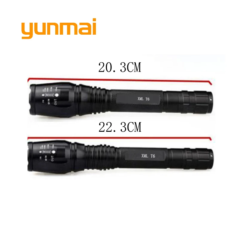 Высокий мощный профессиональный 5000 люмен Увеличить Новый XM-L T6 светодио дный
