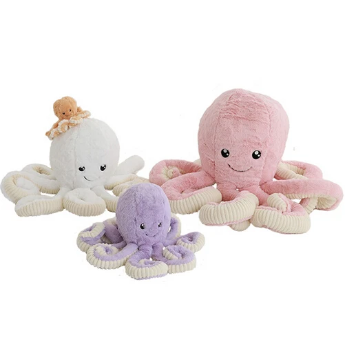 

Фиджет-игрушка Pop it аниме 18 см, креативные милые плюшевые игрушки-осьминог, куклы-киты, мягкие игрушки, плюшевые маленькие подвески, морские ...