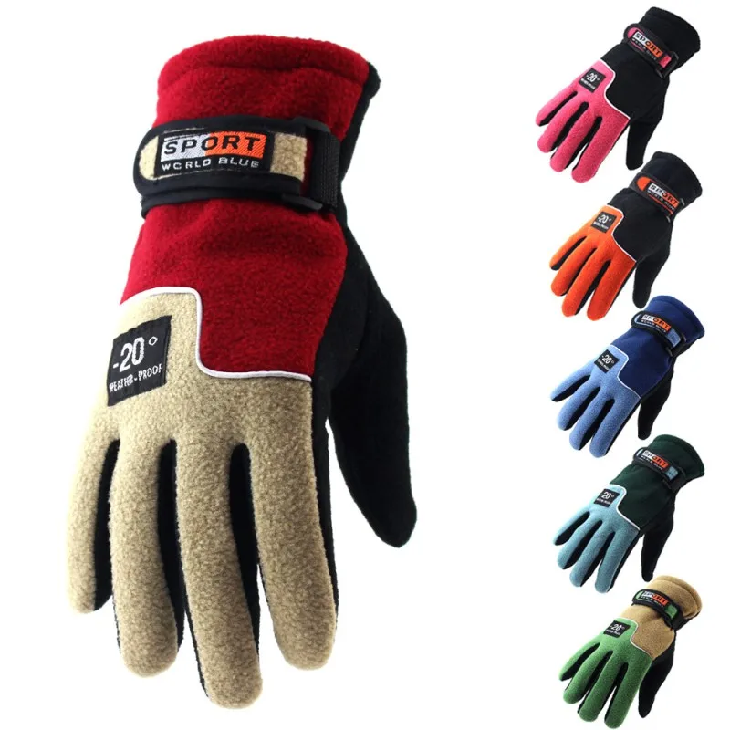 Colorful Full Finger Bicycle Gloves Anti-Slip Cycling Riding for Women &amp Men Skiing Motorcycle Motorbike High Quality | Спорт и