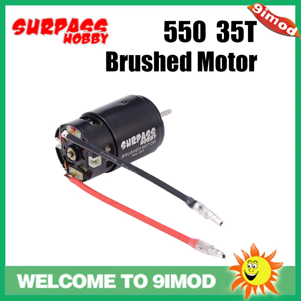 

SURPASS HOBBY 550 12T 21T 27T 35T Brushed Motor for HSP HPI Wltoys Kyosho TRAXXAS 1/10 D90 D110 SCX10 Off-Road Crawler RC Car