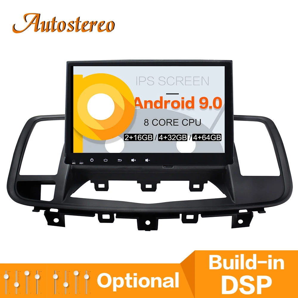 Android 9 DSP Автомобильный gps навигатор без DVD плеер для Nissan Tenna 2008-2013 авто стерео радио магнитофон головное устройство мультимедиа HD