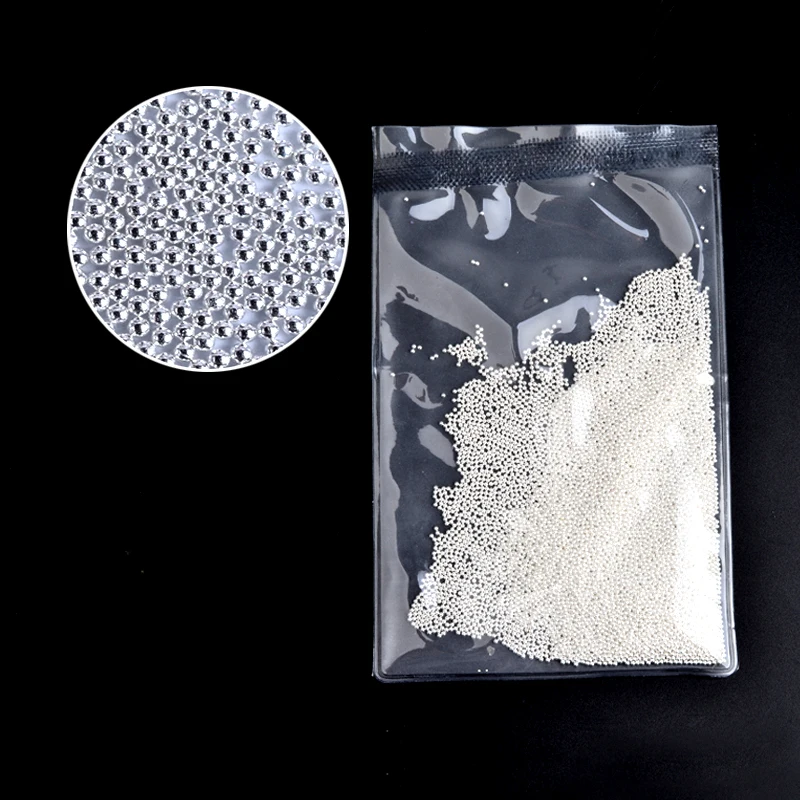 (Акция) 50 г/упак. новые золотые серебряные металлические бусины для икры 3d