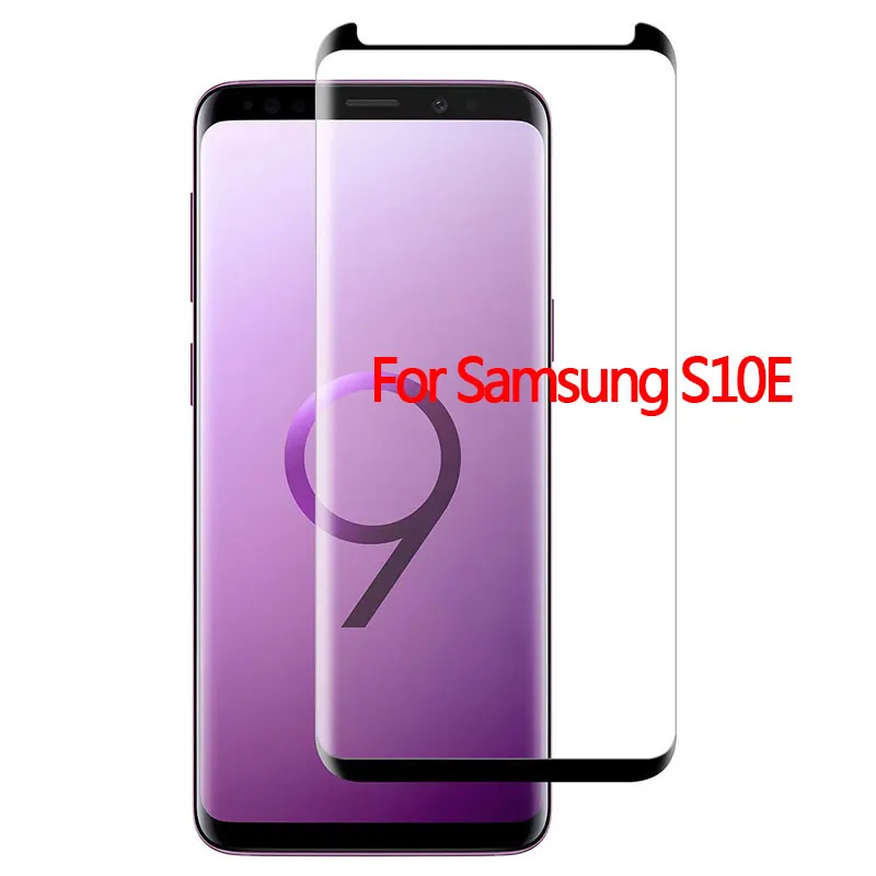 Изогнутое закаленное стекло Suntaiho для samsung Galaxy A50 s8 S9 S10 S10 plus S7 edge Защитная пленка для samsung Note 8 9 S10E - Цвет: For Samsung S10E